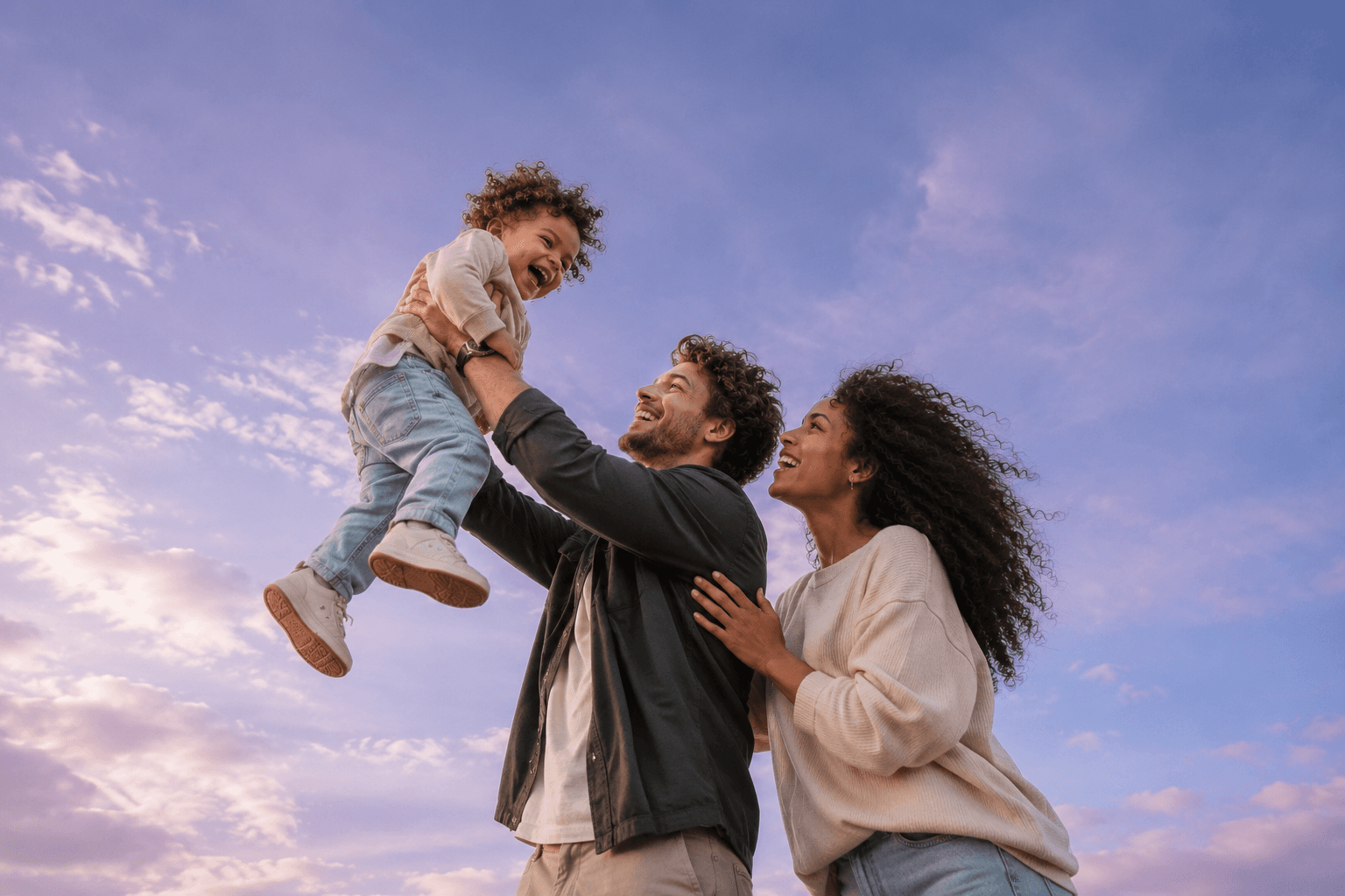 A family enjoying time together