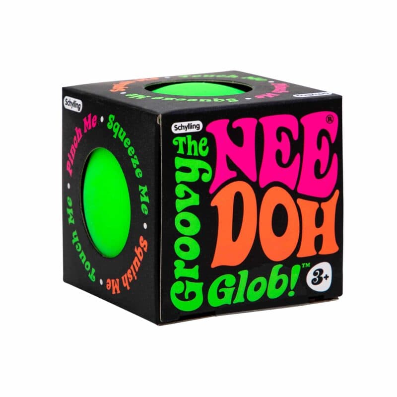 Classic NeeDoh in its green retail packaging